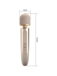MASAJEADOR VIBRADOR 7 MODOS CHAMPAGNE USB RECARGABLE DE LA MARCA PRETTY LOVE SMART