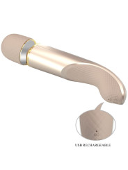 MASAJEADOR VIBRADOR 7 MODOS CHAMPAGNE USB RECARGABLE DE LA MARCA PRETTY LOVE SMART