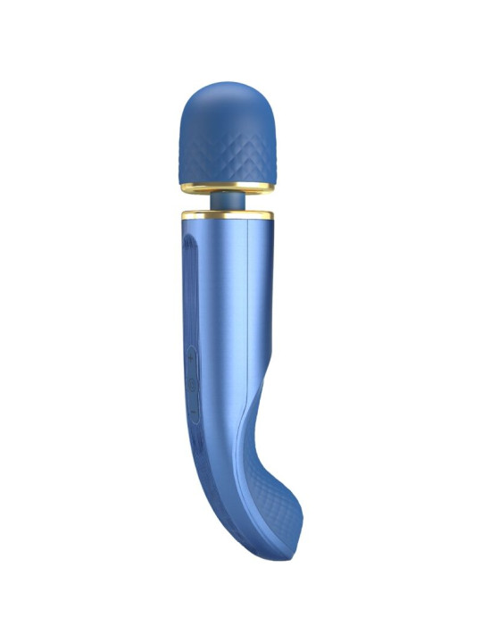 MASAJEADOR VIBRADOR 7 MODOS SILICONA SUAVE AZUL DE LA MARCA PRETTY LOVE SMART