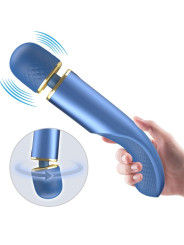 MASAJEADOR VIBRADOR 7 MODOS SILICONA SUAVE AZUL DE LA MARCA PRETTY LOVE SMART