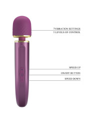 MASAJEADOR VIBRADOR 7 MODOS RECARGABLE LILA DE LA MARCA PRETTY LOVE SMART