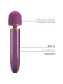 MASAJEADOR VIBRADOR 7 MODOS RECARGABLE LILA DE LA MARCA PRETTY LOVE SMART