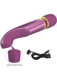 MASAJEADOR VIBRADOR 7 MODOS RECARGABLE LILA DE LA MARCA PRETTY LOVE SMART