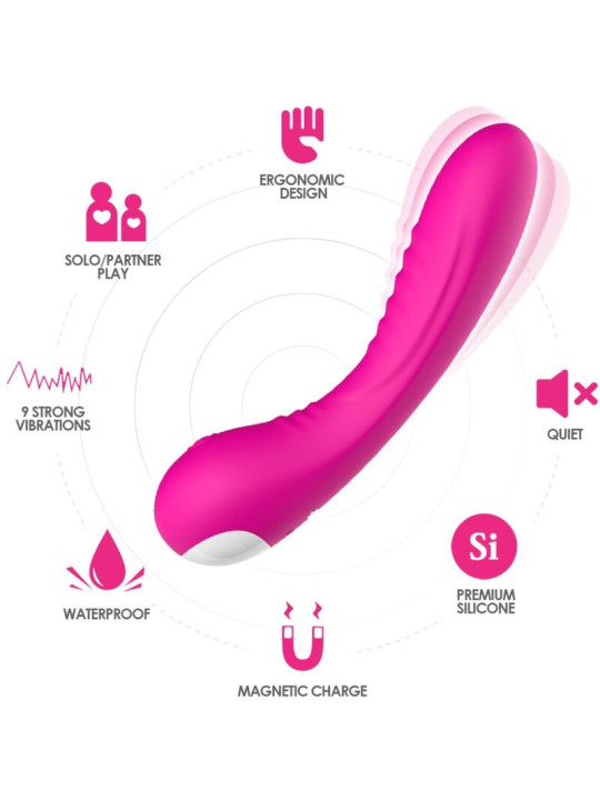 VIBRADOR SUMERGIBLE ARMONY 9 MODOS SILICONA DE LA MARCA ARMONY VIBRATORS