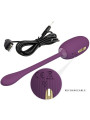 HUEVO VIBRADOR RECARGABLE LILA CON APP Y 12 MODOS DE LA MARCA PRETTY LOVE SMART