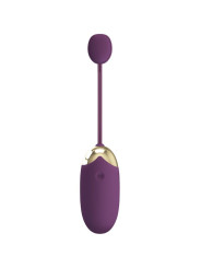 HUEVO VIBRADOR ABNER APP LILA CON CONTROL REMOTO DE LA MARCA PRETTY LOVE