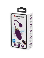 HUEVO VIBRADOR ABNER APP LILA CON CONTROL REMOTO DE LA MARCA PRETTY LOVE