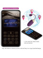 HUEVO VIBRADOR ABNER APP LILA CON CONTROL REMOTO DE LA MARCA PRETTY LOVE