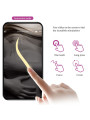 HUEVO VIBRADOR ABNER APP LILA CON CONTROL REMOTO DE LA MARCA PRETTY LOVE