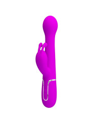VIBRADOR RABBIT 3 EN 1 MULTIFUNCIÓN 7 MODOS VIOLETA DE LA MARCA PRETTY LOVE FLIRTATION