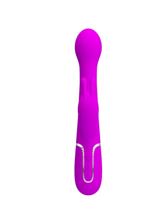 VIBRADOR RABBIT 3 EN 1 MULTIFUNCIÓN 7 MODOS VIOLETA DE LA MARCA PRETTY LOVE FLIRTATION