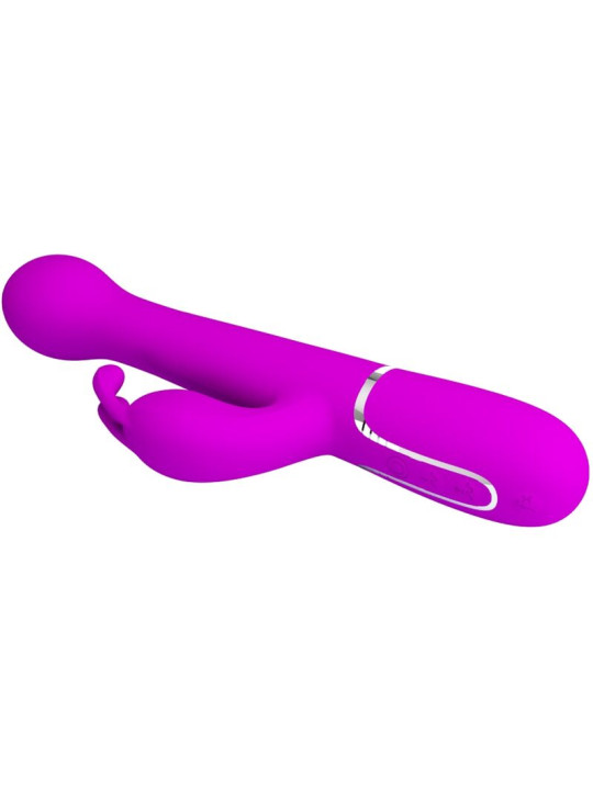 VIBRADOR RABBIT 3 EN 1 MULTIFUNCIÓN 7 MODOS VIOLETA DE LA MARCA PRETTY LOVE FLIRTATION