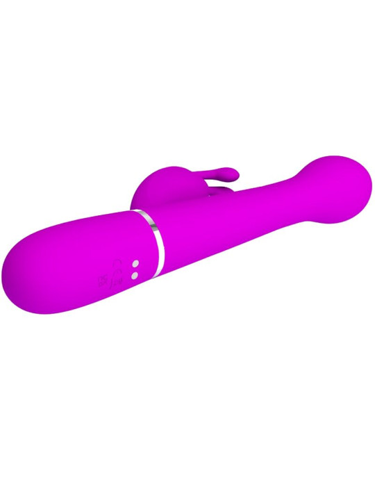 VIBRADOR RABBIT 3 EN 1 MULTIFUNCIÓN 7 MODOS VIOLETA DE LA MARCA PRETTY LOVE FLIRTATION