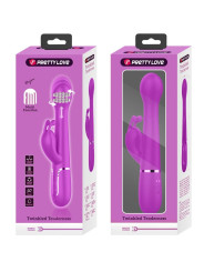 VIBRADOR RABBIT 3 EN 1 MULTIFUNCIÓN 7 MODOS VIOLETA DE LA MARCA PRETTY LOVE FLIRTATION