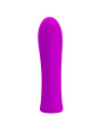 VIBRADOR RECARGABLE 12 VELOCIDADES SILICONA VIOLETA DE LA MARCA PRETTY LOVE FLIRTATION