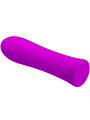 VIBRADOR RECARGABLE 12 VELOCIDADES SILICONA VIOLETA DE LA MARCA PRETTY LOVE FLIRTATION