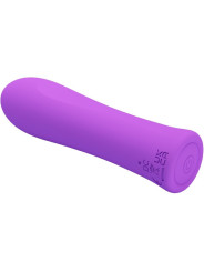 VIBRADOR RECARGABLE 12 VELOCIDADES SILICONA SUAVE DE LA MARCA PRETTY LOVE FLIRTATION
