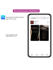 VIBRADOR G-SPOT 12 MODOS APP CONTROL LILA RECARGABLE DE LA MARCA PRETTY LOVE FLIRTATION
