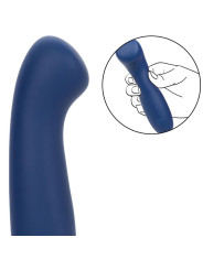 MASAGEADOR SATIN G AZUL SILICONA LÍQUIDA 10 VELOCIDADES DE LA MARCA CALEXOTICS