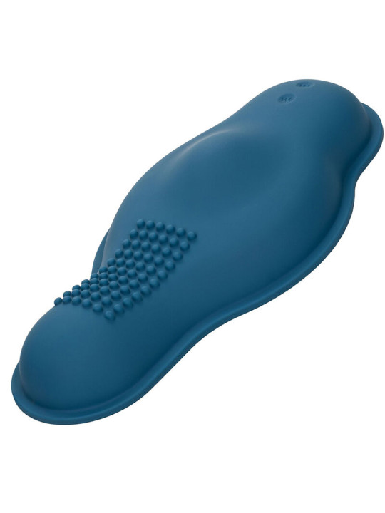 MASAJEADOR DUAL RIDER CONTROL REMOTO 12 VIBRACIONES AZUL DE LA MARCA CALEXOTICS