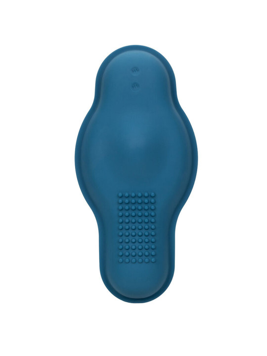 MASAJEADOR DUAL RIDER CONTROL REMOTO 12 VIBRACIONES AZUL DE LA MARCA CALEXOTICS