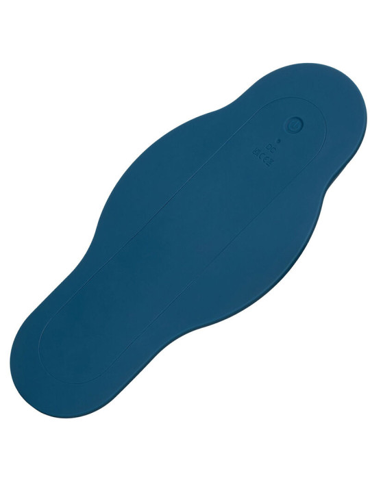 MASAJEADOR DUAL RIDER CONTROL REMOTO 12 VIBRACIONES AZUL DE LA MARCA CALEXOTICS