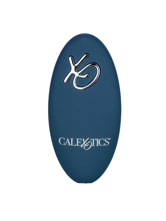 MASAJEADOR DUAL RIDER CONTROL REMOTO 12 VIBRACIONES AZUL DE LA MARCA CALEXOTICS