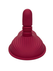 MASAJEADOR DUAL RIDER CONTROL REMOTO 12 MODOS ROJO DE LA MARCA CALEXOTICS