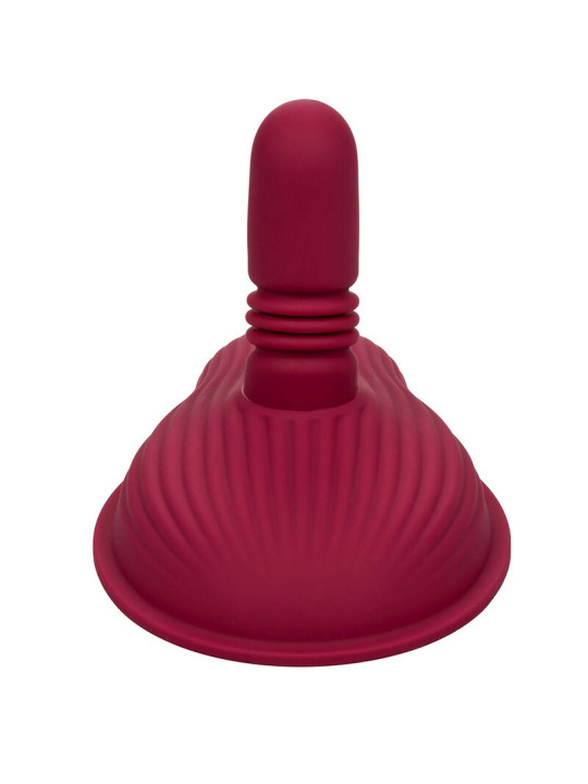 MASAJEADOR DUAL RIDER CONTROL REMOTO 12 MODOS ROJO DE LA MARCA CALEXOTICS