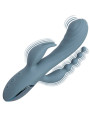 VIBRADOR TRIPLE ACCIÓN CON ESTIMULADOR Y COLA DE LA MARCA CALEXOTICS