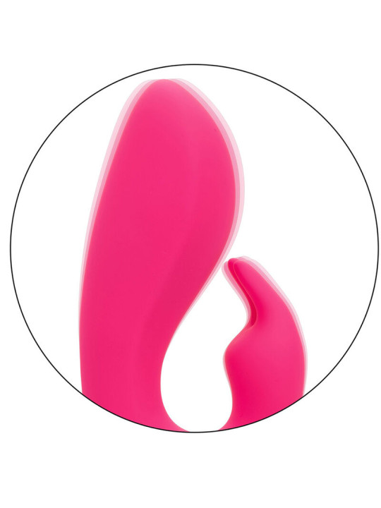 VIBRADOR RABBIT DUAL MOTOR SILICONA PREMIUM CALIFORNIA DREAMING DE LA MARCA CALEXOTICS