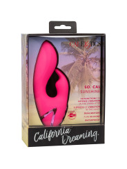VIBRADOR RABBIT DUAL MOTOR SILICONA PREMIUM CALIFORNIA DREAMING DE LA MARCA CALEXOTICS