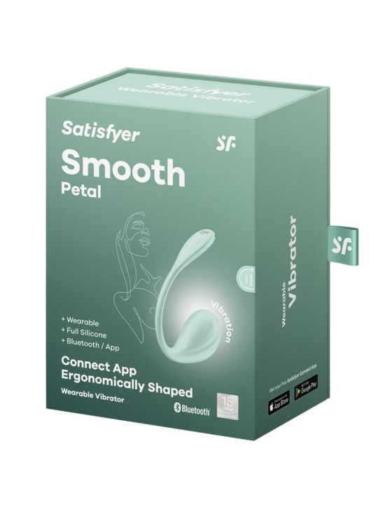 ESTIMULADOR PUNTO G SMOOTH PETAL APP CONTROL BLUETOOTH DE LA MARCA SATISFYER PARTNER