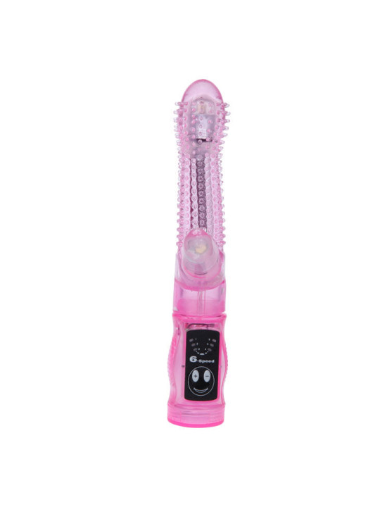 VIBRADOR GELATINA 12 MODOS DUAL CLITORIS Y PUNTO G DE LA MARCA BAILE ROTATIONS
