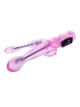 VIBRADOR GELATINA CON ESTIMULADOR ANAL Y 6 MODOS DE LA MARCA BAILE VIBRATORS