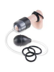 SUCCIONADOR GLANDE CON ANILLOS ESTIMULANTES DE LA MARCA FETISH FANTASY SERIES