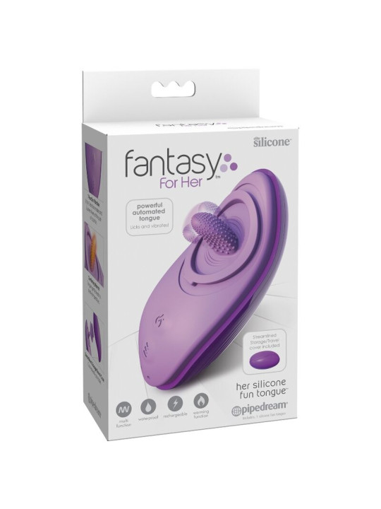 LENGUA ESTIMULADORA HER SILICONE FUN TONGUE DE LA MARCA FANTASY FOR HER