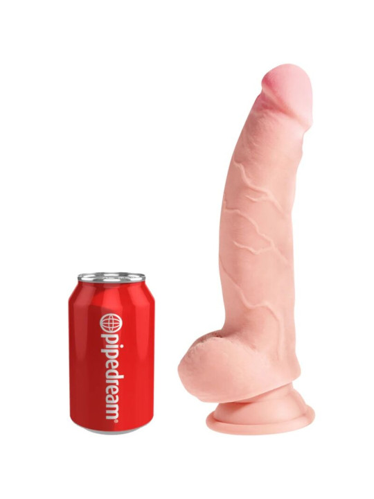 DILDO REALISTA TRIPLE DENSIDAD 18 CM VENTOSA DE LA MARCA KING COCK PLUS