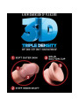 DILDO REALISTA TRIPLE DENSIDAD 18 CM VENTOSA DE LA MARCA KING COCK PLUS