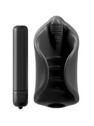ESTIMULADOR VIBRADOR DE PENE CON SILICONA SUAVE DE LA MARCA PDX ELITE