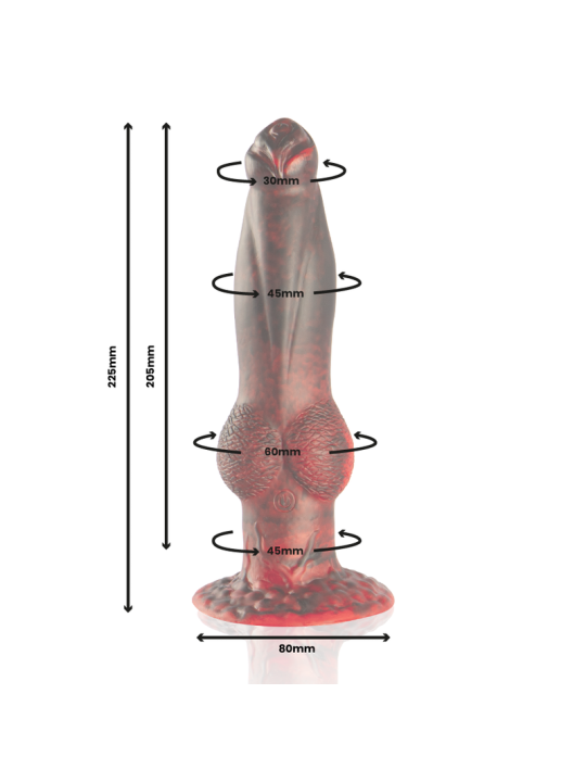 DILDO VIBRADOR PROMETHEUS SILICONA CONTROL REMOTO DE LA MARCA EPIC