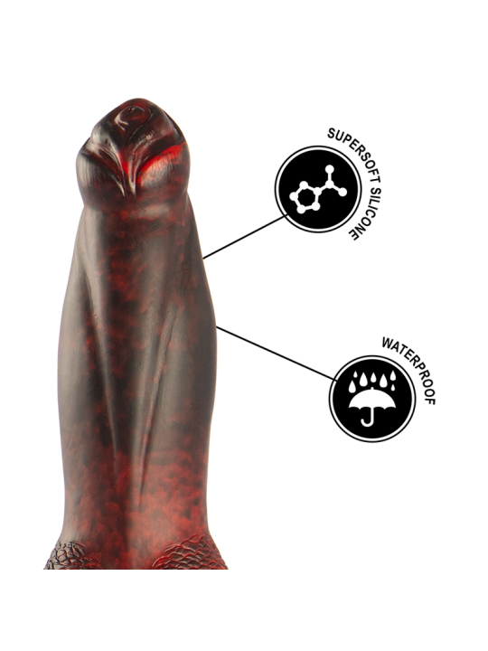 DILDO VIBRADOR PROMETHEUS SILICONA CONTROL REMOTO DE LA MARCA EPIC