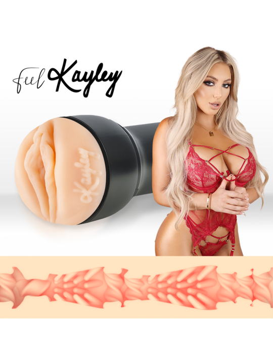 MASTURBADOR INTERACTIVO FEEL KAYLEY GUNNER STROKER DE LA MARCA KIIROO