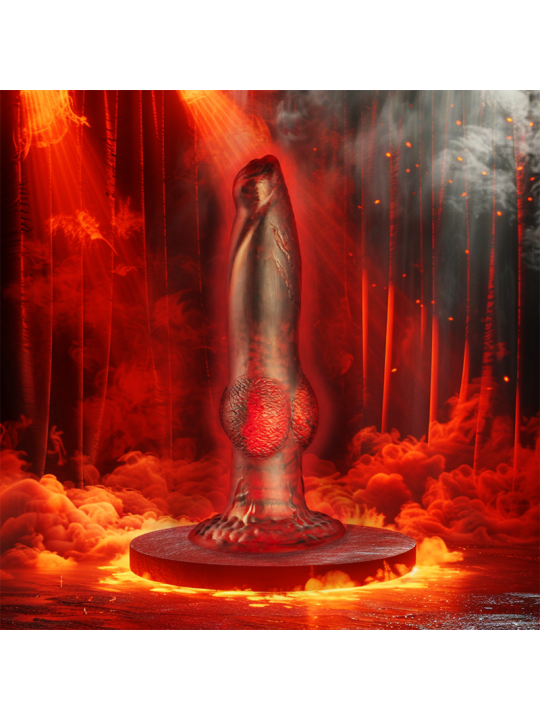 DILDO VIBRADOR PROMETHEUS SILICONA CONTROL REMOTO DE LA MARCA EPIC