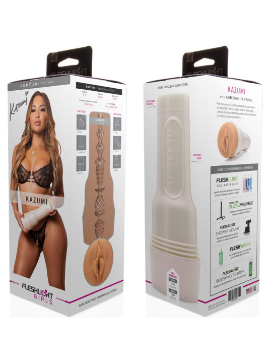 KAZUMI VAGINA REALISTA SUPERSKIN KUMZUMI DE LA MARCA FLESHLIGHT GIRLS