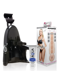 FLESHLIGHT BRANDI LOVE VAGINA + UNIVERSAL LAUNCH + LUBRICANTE DE LA MARCA FLESHLIGHT GIRLS