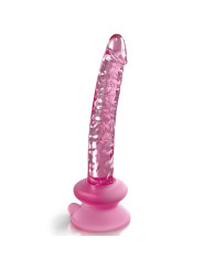 DILDO DE VIDRIO CON VENTOSA ICICLE NO. 86 DE LA MARCA ICICLES