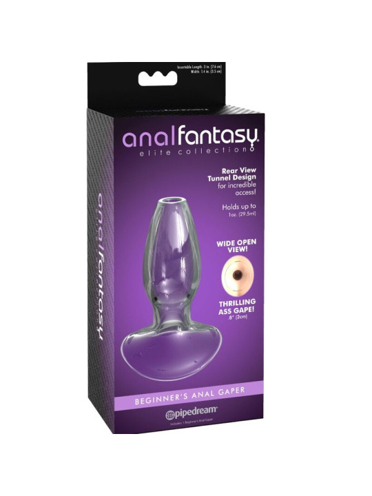 DILATADOR ANAL CRISTAL PARA PRINCIPIANTES TALLA S DE LA MARCA ANAL FANTASY ELITE COLLECTION