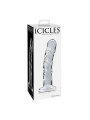 MASAJEADOR DE VIDRIO LUXE PARA ESTIMULACIÓN ÍNTIMA DE LA MARCA ICICLES