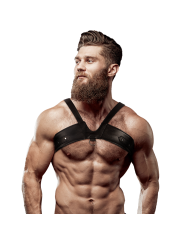 ARNÉS PECHO HOMBRE CUERO VEGANO BRIGADE SEXY DE LA MARCA FETISH SUBMISSIVE ATTITUDE